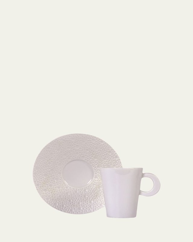 Ecume White Coffee Cup